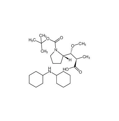 2-Pyrrolidinepropanoic Acid, 1-[(1,1-dimethylethoxy)carbonyl]-β-methoxy-α-methyl-, (αR,βR,2S)-, Compd. With N-cyclohexylcyclohexanamine CAS 1369427-40-6