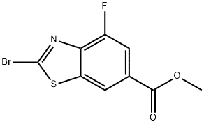 6-бензотиазолкарбоновая кислота, 2-бром-4-фтор-, метиловый эфир CAS 924287-65-0