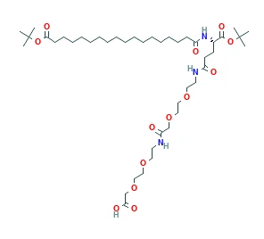 Octa(OtBu)-Glu(AEEA-AEEA-OH)-OtBu CAS 1118767-16-0